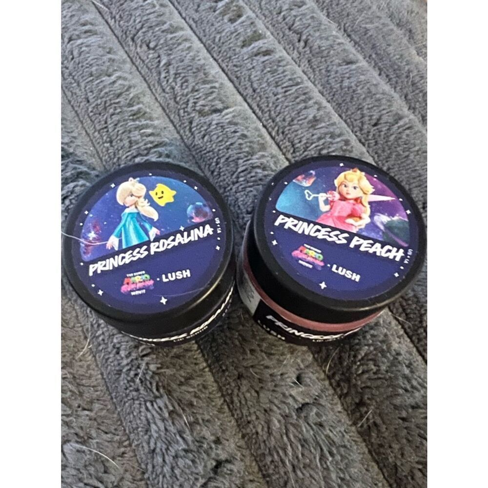 Lush Princess Peach & Princess Rosalina Lip Scrub/ Lip Jelly Combo BRAND NEW